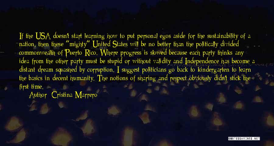 Corruption In Politics Quotes By Cristina Marrero