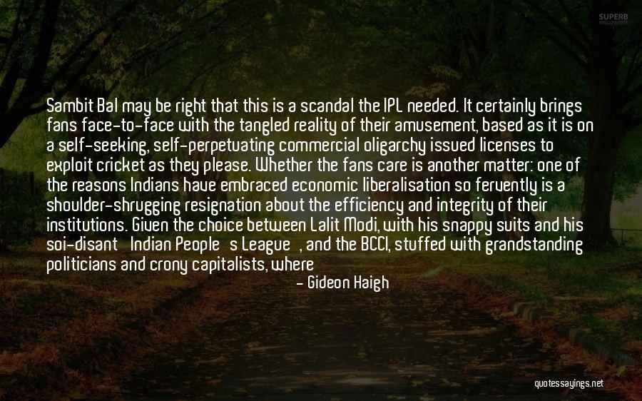 Corruption In Sports Quotes By Gideon Haigh Corruption In Sports Quotes By Gideon Haigh