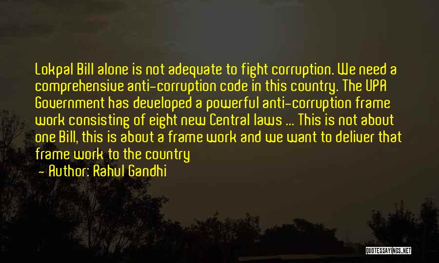 Corruption Of Government Quotes By Rahul Gandhi