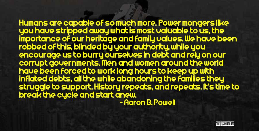 Corruption Of Power Quotes By Aaron B. Powell