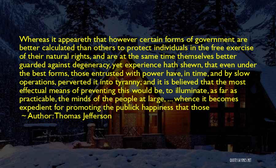 Corruption Of Power Quotes By Thomas Jefferson