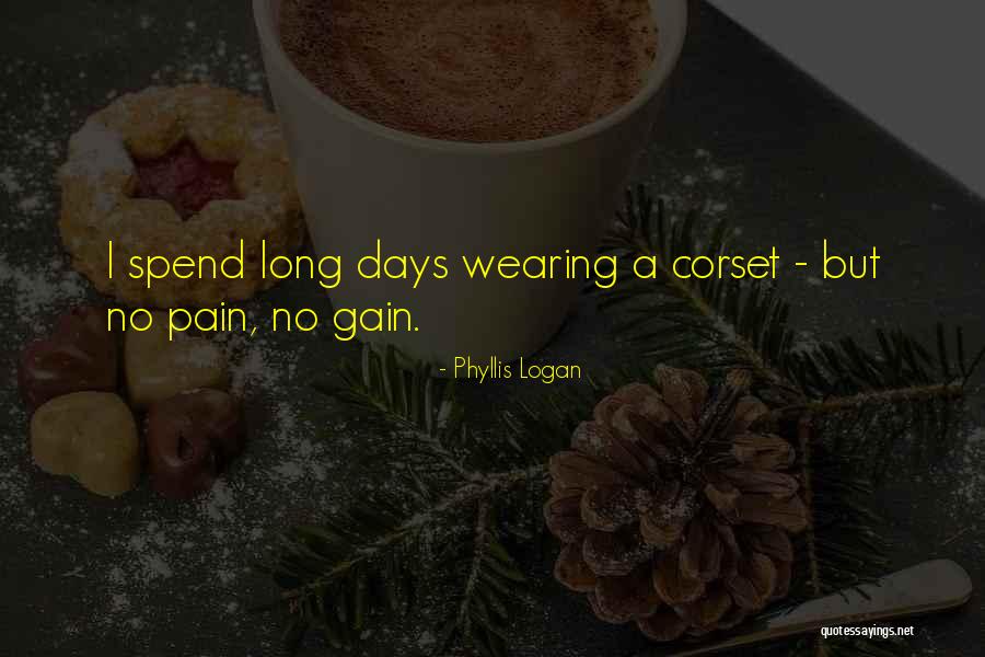 Corset Quotes By Phyllis Logan