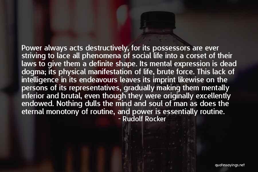 Corset Quotes By Rudolf Rocker