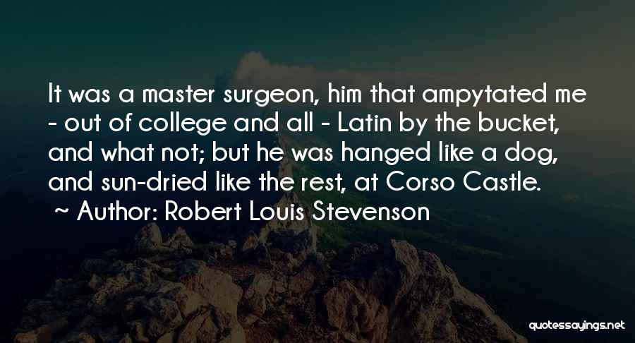 Corso Quotes By Robert Louis Stevenson