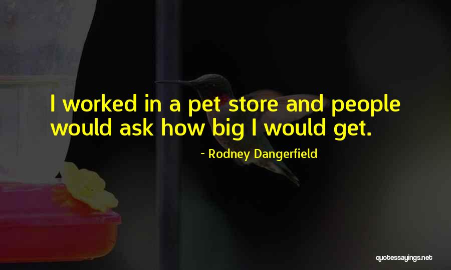 Cortical Visual Impairment Quotes By Rodney Dangerfield