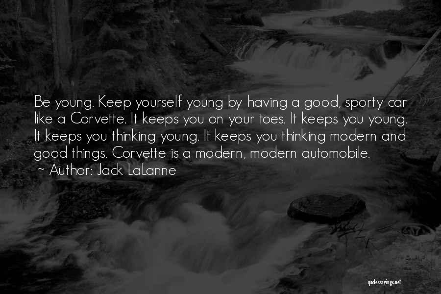 Corvette Quotes By Jack LaLanne