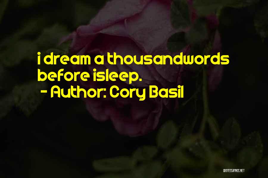 Cory Basil Quotes 245936