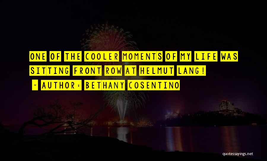 Cosentino Quotes By Bethany Cosentino