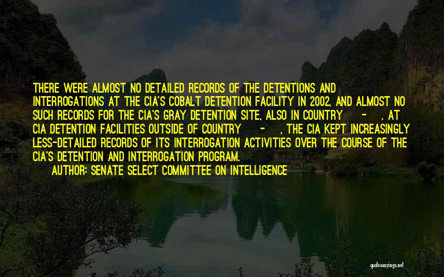 Cosi Insanity Quotes By Senate Select Committee On Intelligence