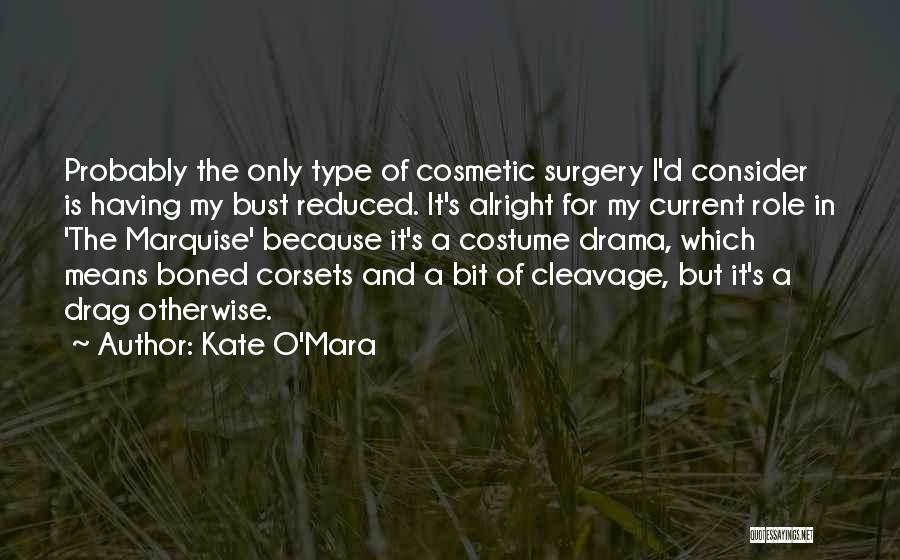Cosmetic Quotes By Kate O'Mara