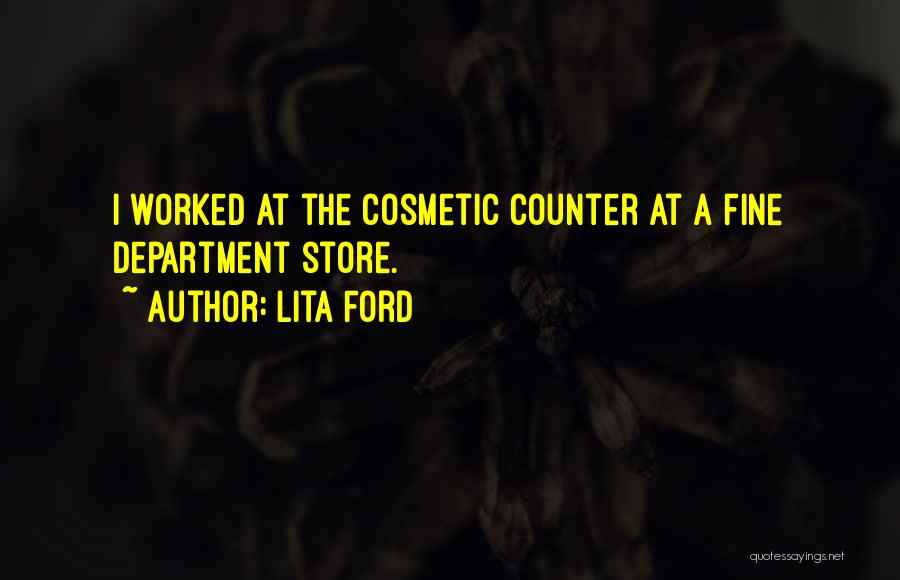 Cosmetic Quotes By Lita Ford