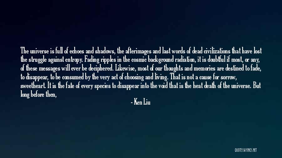 Cosmic Background Radiation Quotes By Ken Liu