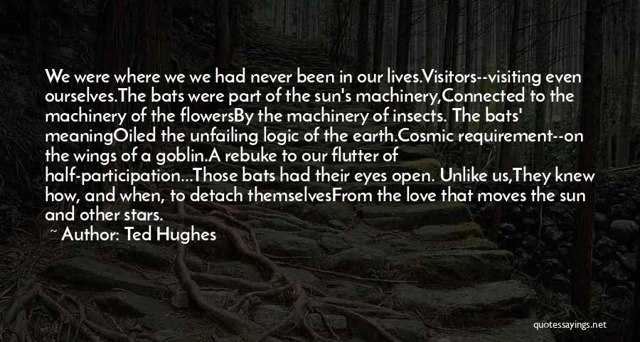 Cosmic Love Quotes By Ted Hughes