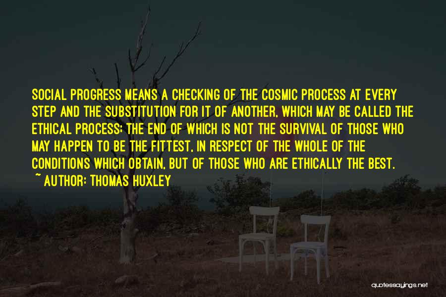 Cosmic Quotes By Thomas Huxley