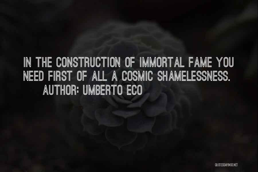 Cosmic Quotes By Umberto Eco