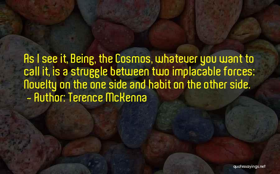 Cosmos Quotes By Terence McKenna