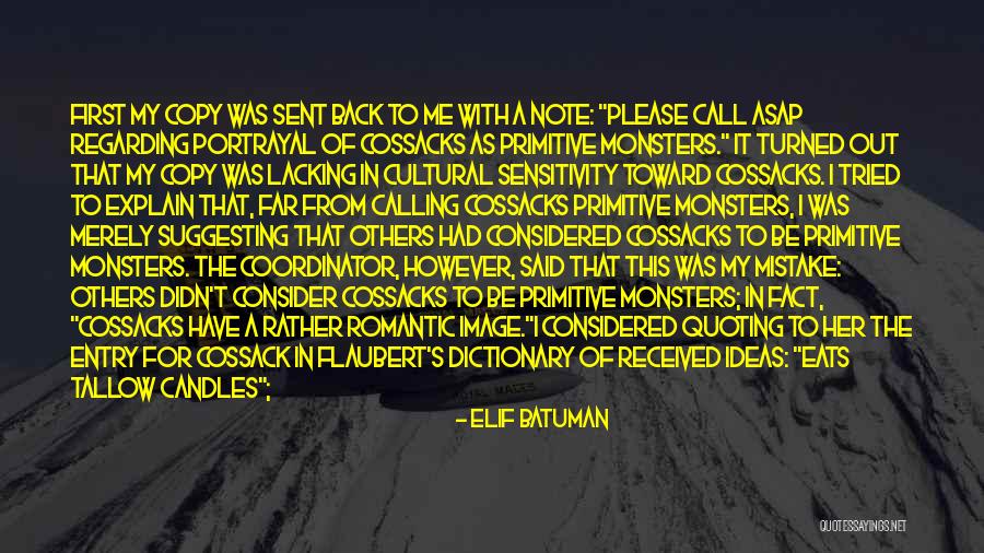 Cossacks Quotes By Elif Batuman Cossacks Quotes By Elif Batuman