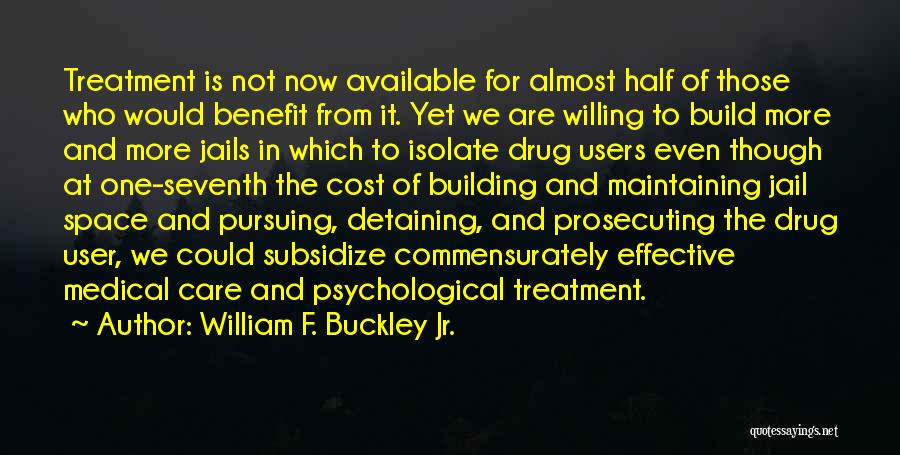 Cost Benefit Quotes By William F. Buckley Jr.