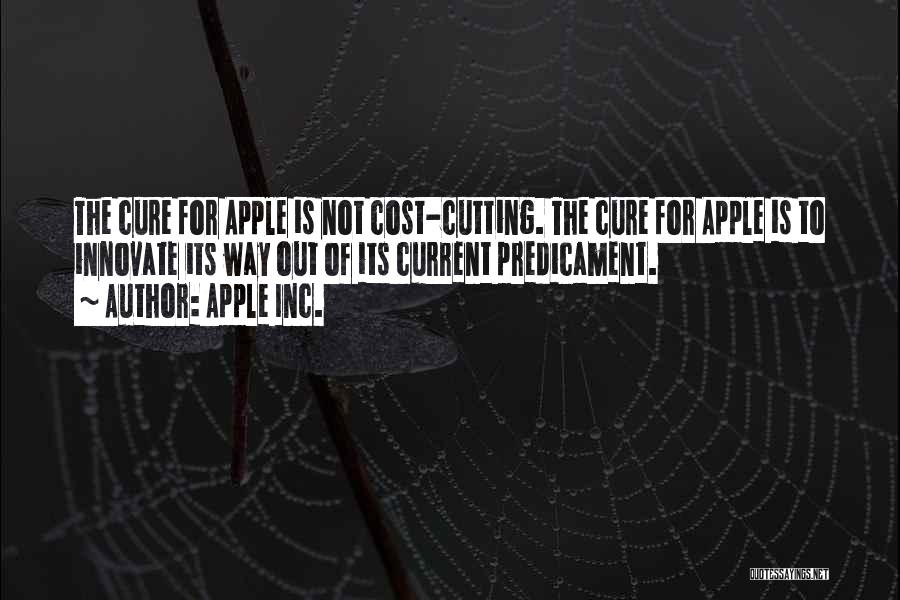 Cost Cutting Quotes By Apple Inc.
