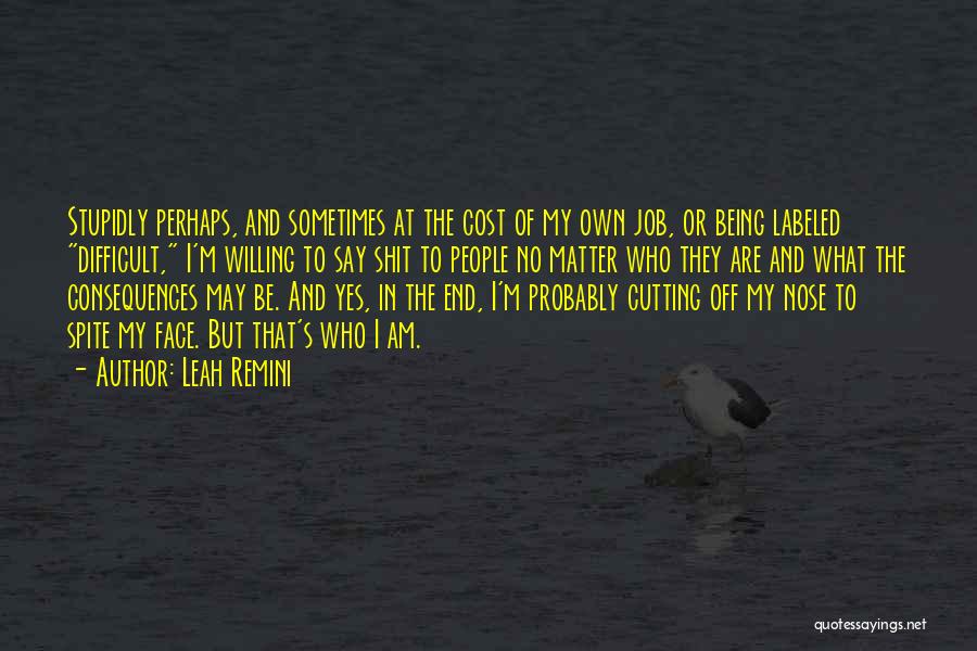 Cost Cutting Quotes By Leah Remini