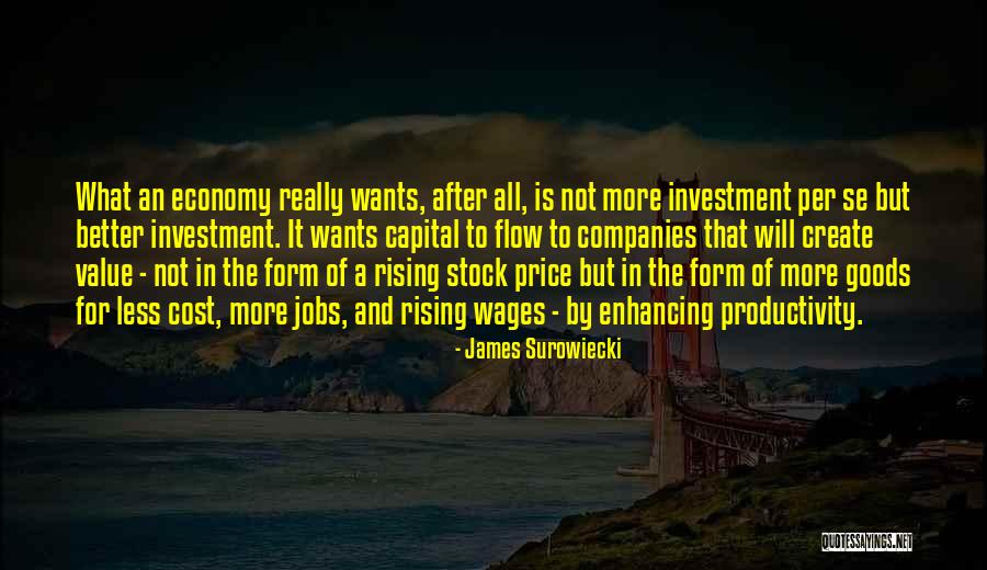 Cost Of Capital Quotes By James Surowiecki