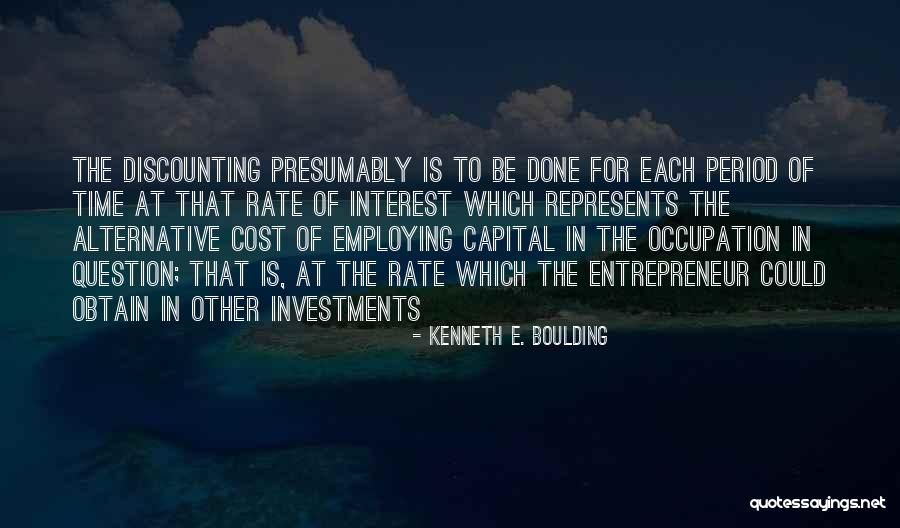 Cost Of Capital Quotes By Kenneth E. Boulding