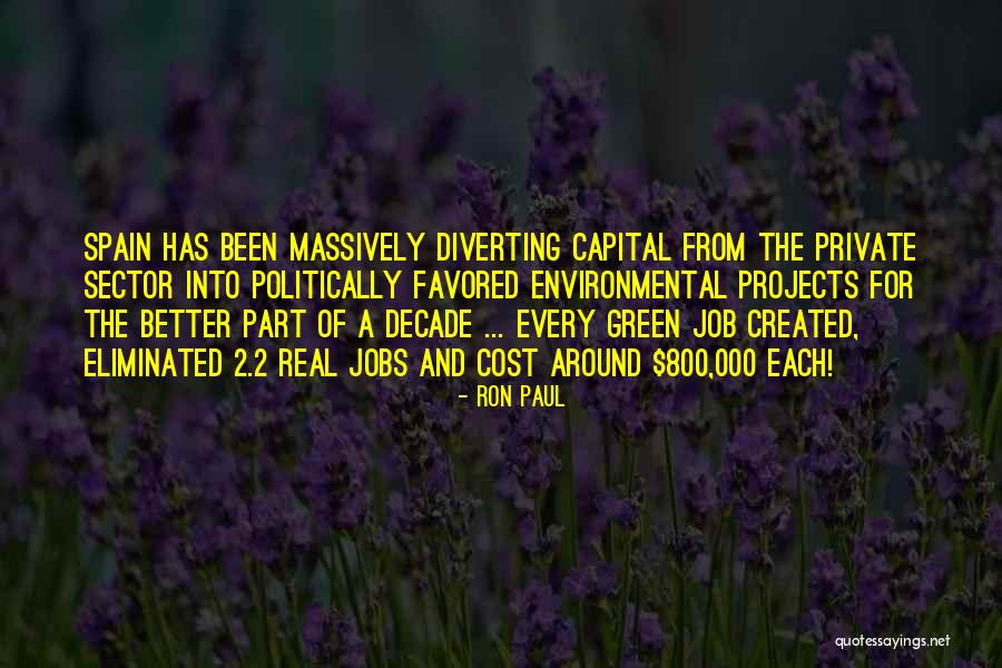 Cost Of Capital Quotes By Ron Paul