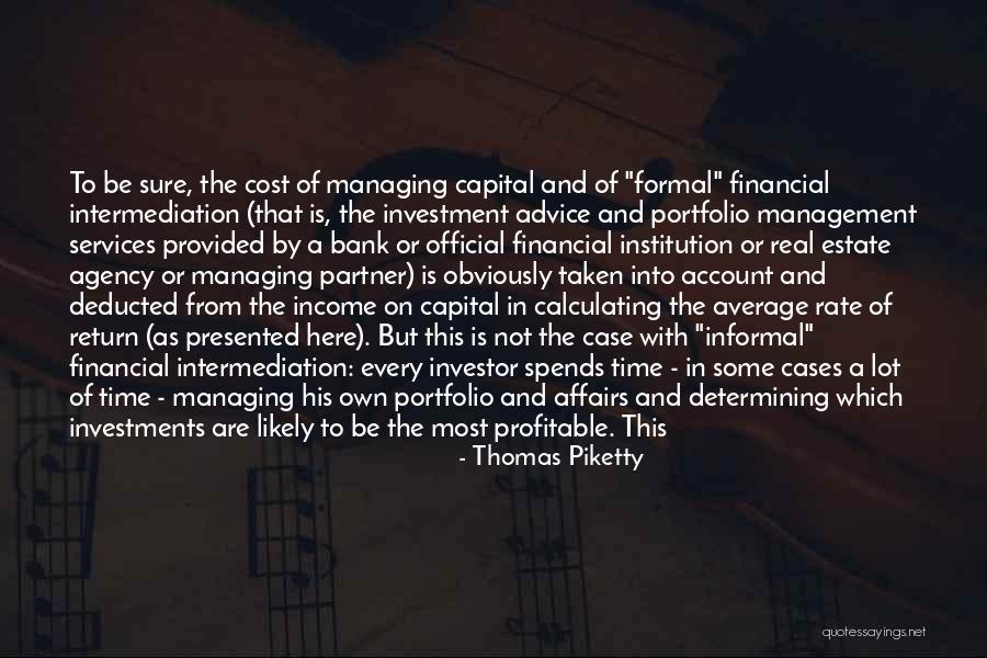 Cost Of Capital Quotes By Thomas Piketty