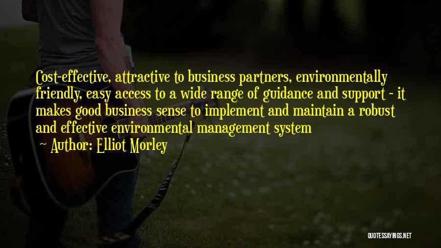 Cost Of Doing Business Quotes By Elliot Morley