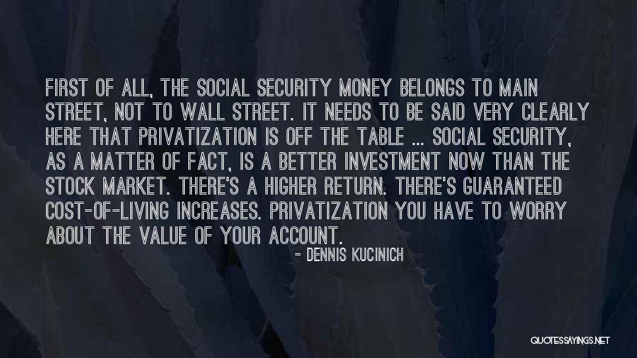 Cost Of Living Quotes By Dennis Kucinich Cost Of Living Quotes By Dennis Kucinich