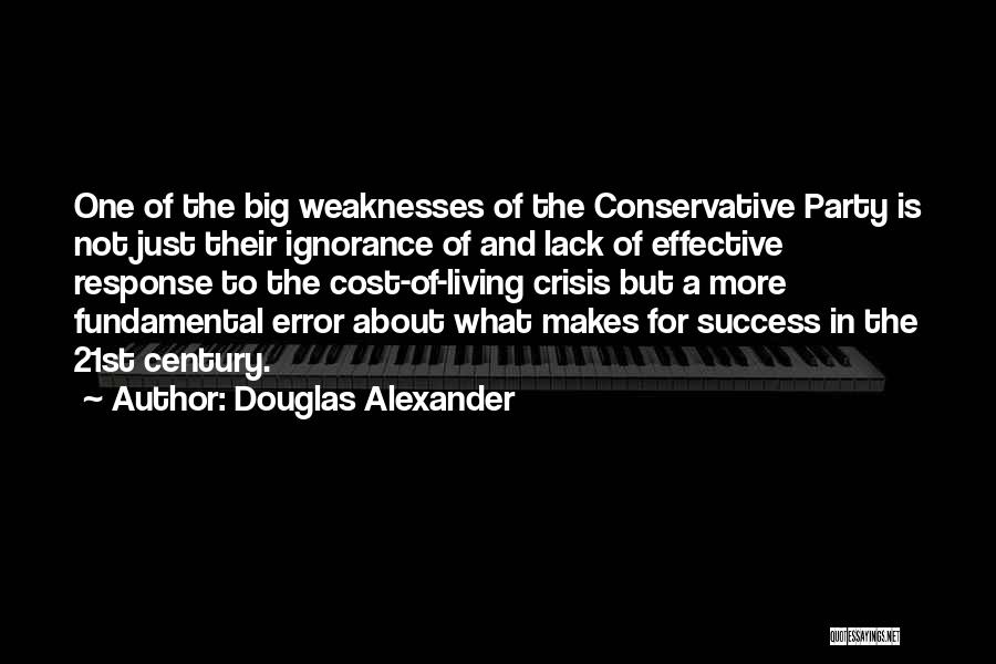 Cost Of Living Quotes By Douglas Alexander
