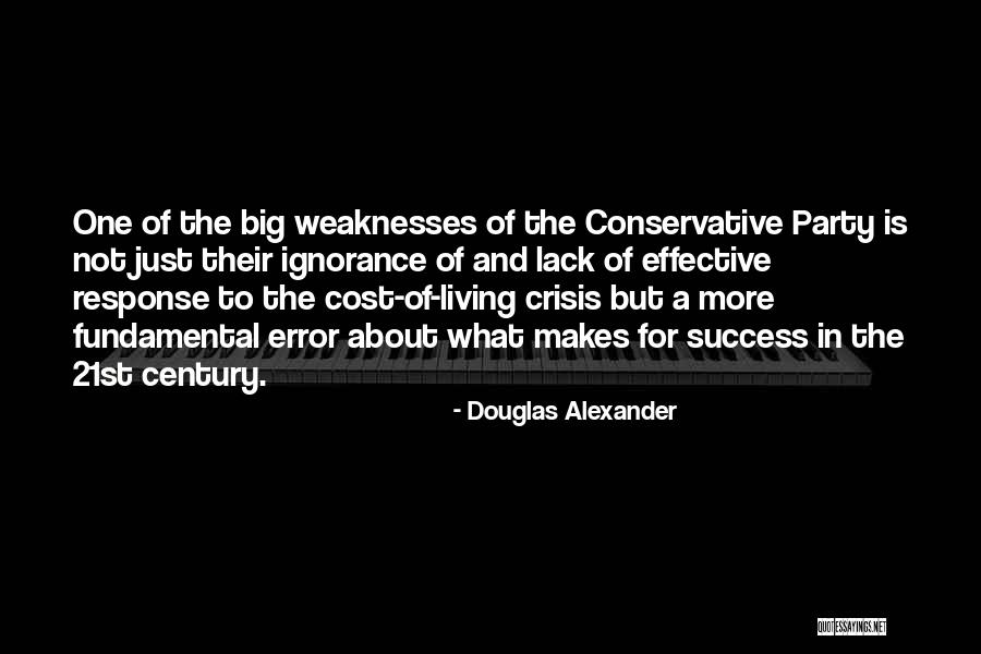 Cost Of Living Quotes By Douglas Alexander