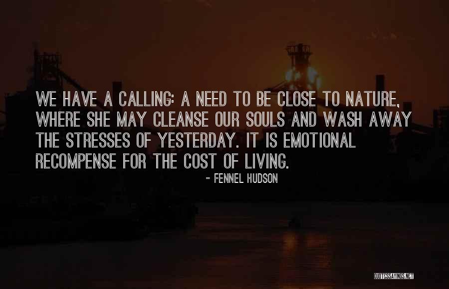 Cost Of Living Quotes By Fennel Hudson