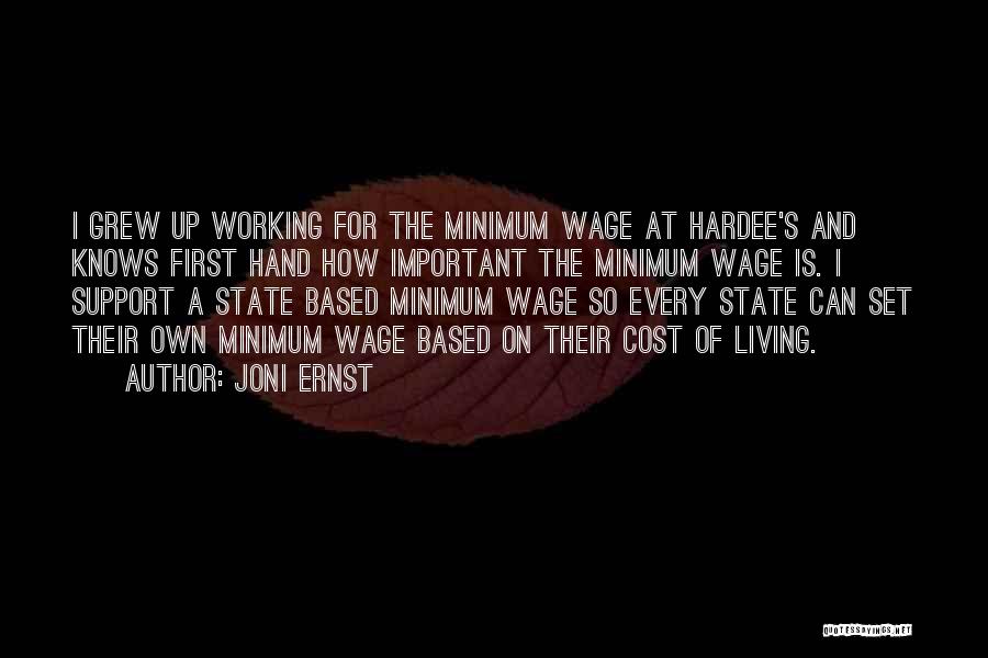 Cost Of Living Quotes By Joni Ernst