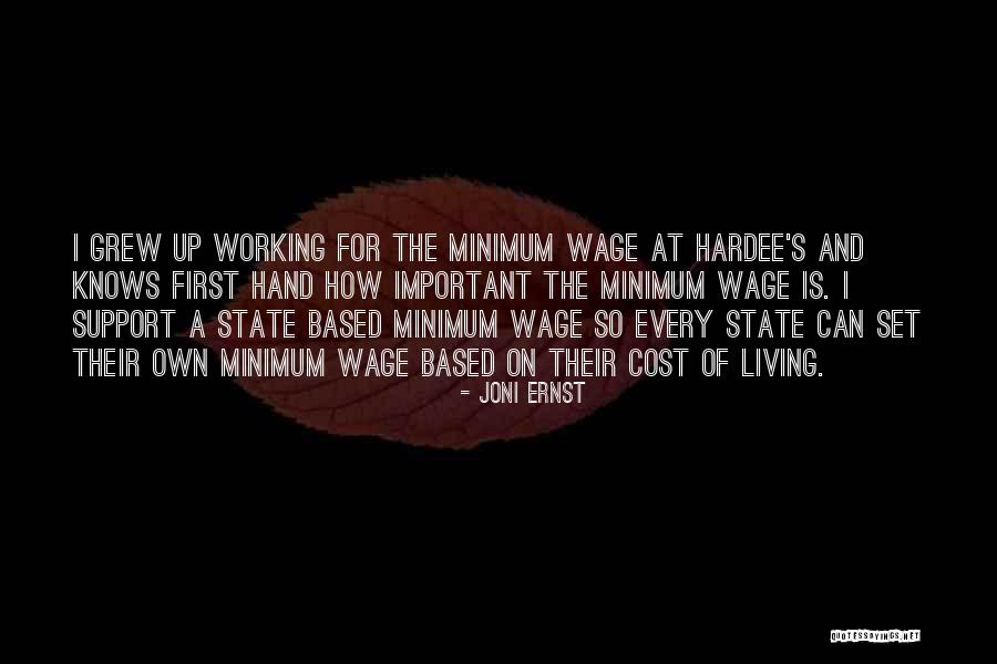 Cost Of Living Quotes By Joni Ernst