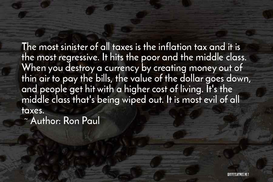 Cost Of Living Quotes By Ron Paul