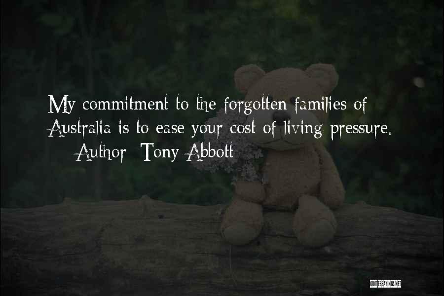 Cost Of Living Quotes By Tony Abbott