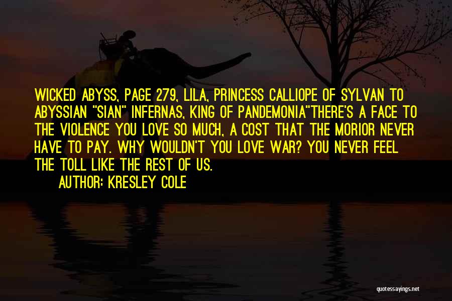 Cost Of War Quotes By Kresley Cole
