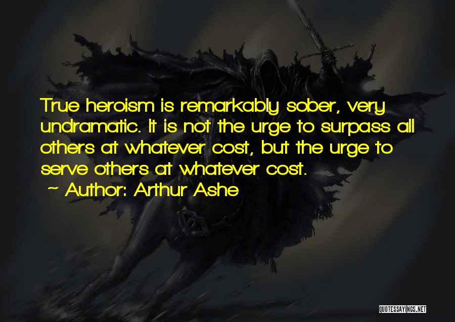 Cost Quotes By Arthur Ashe