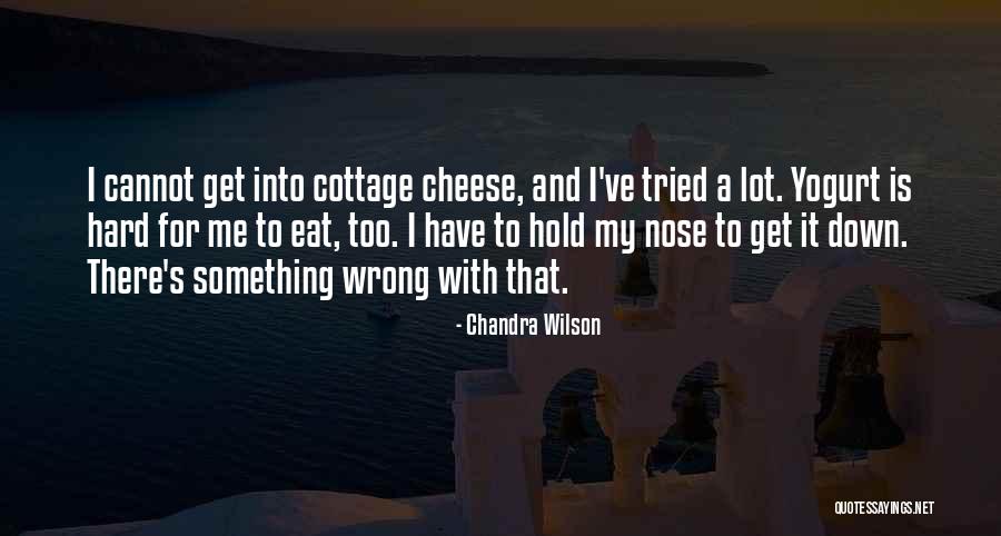 Cottage Cheese Quotes By Chandra Wilson