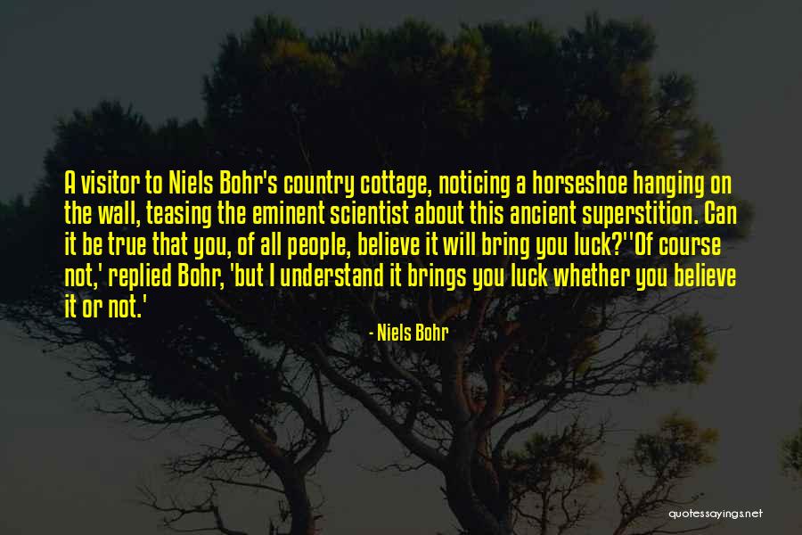 Cottage Country Quotes By Niels Bohr