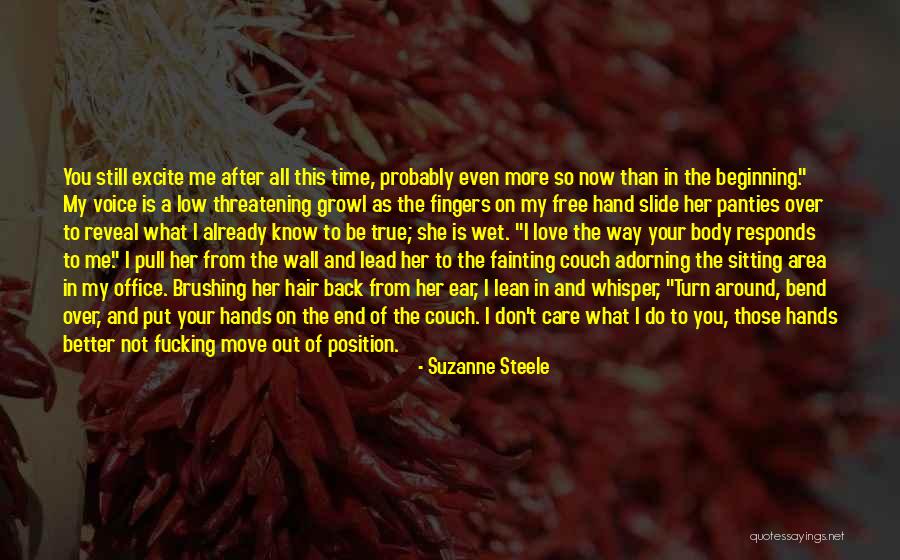 Couch Love Quotes By Suzanne Steele