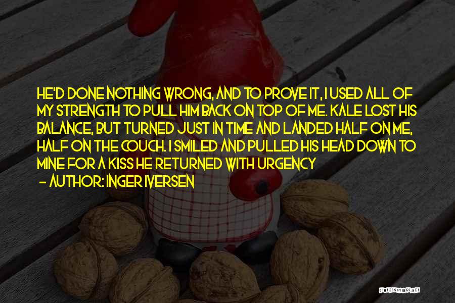 Couch Time Quotes By Inger Iversen