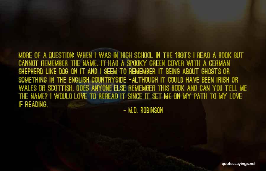 Could Have Been Me Quotes By M.D. Robinson