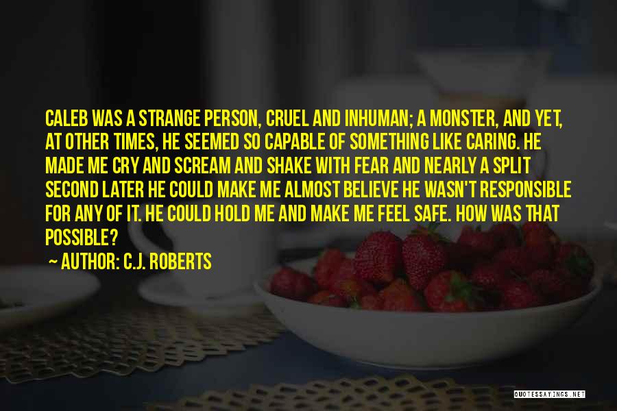 Could Scream Quotes By C.J. Roberts