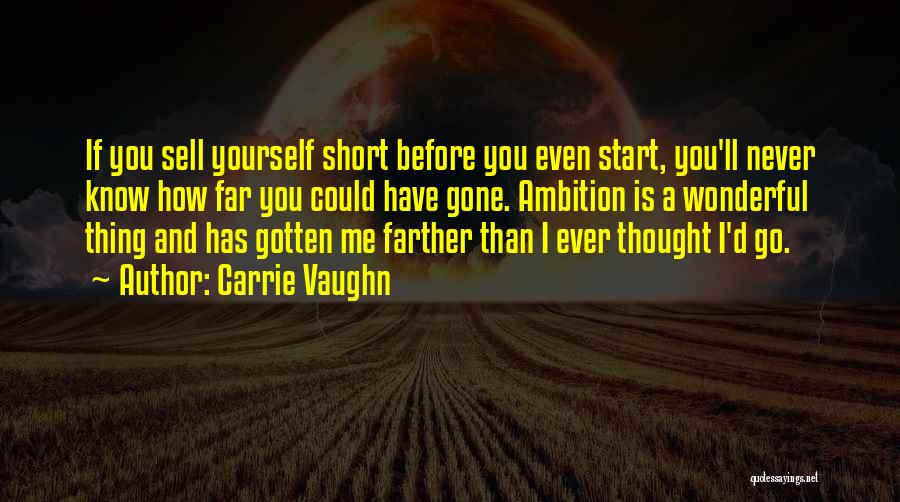 Could Sell Quotes By Carrie Vaughn