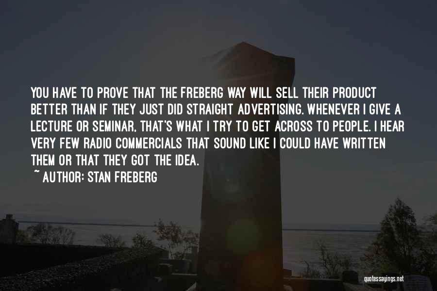 Could Sell Quotes By Stan Freberg