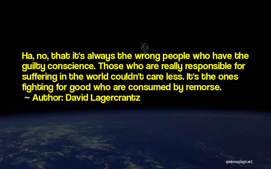 Couldn Care Less Quotes By David Lagercrantz