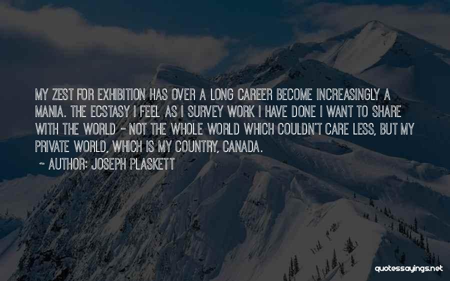 Couldn Care Less Quotes By Joseph Plaskett