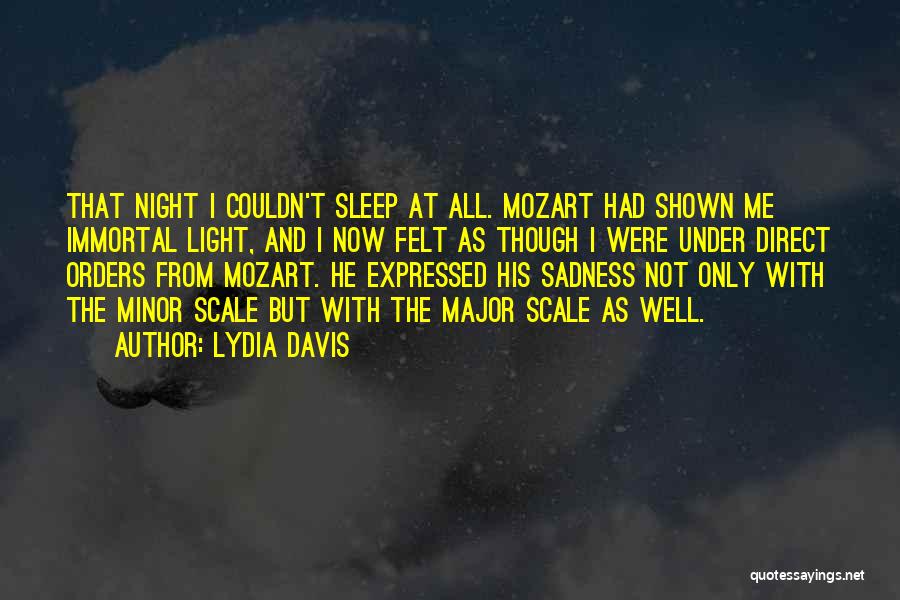 Couldn't Sleep Quotes By Lydia Davis